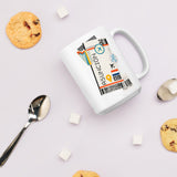 Asuncion Paraguay Paraguayan flag Coffee Mug White Glossy Cup Personalized Custom City Name