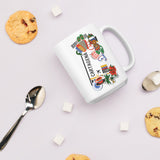 Cartagena Colombia Colombian Coffee Mug White Glossy Cup Personalized Custom City Name