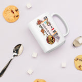 Singapore Singaporean Coffee Mug White Glossy Cup Personalized Custom City Name